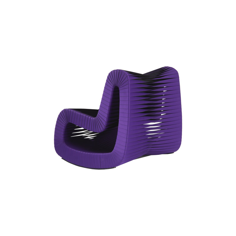 Seat Belt Rocking Chair, Purple
