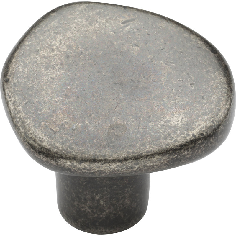 Poignée d'armoire ronde biologique, Bronze blanc moyen