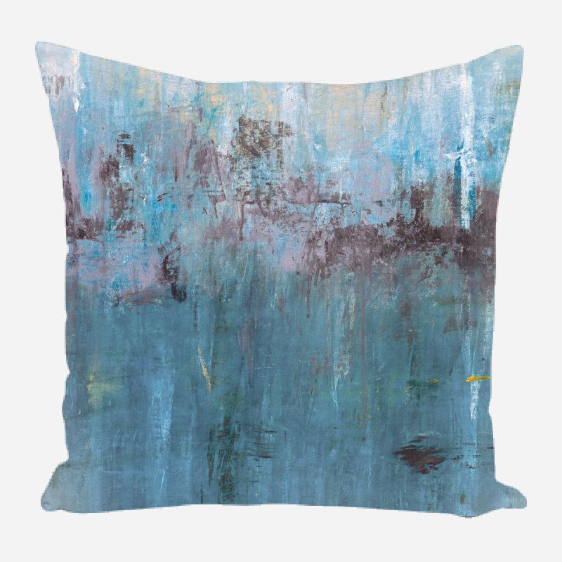 Linen Throw Pillow, 17" x 17"