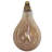 Oversized Amber Zigzag Edison Bulb