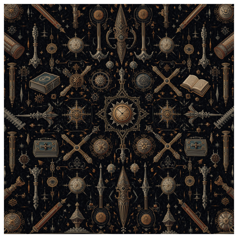 Toile tendue avec boussole Steampunk, 20 po x 24 po