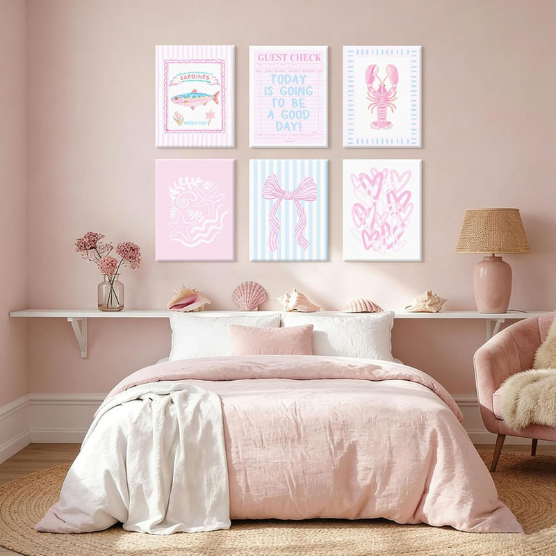 6 Piece Wrapped Canvas Print
