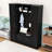 Farmhouse Hall Tree with Bench, Cabinets, 5 Hooks and Adjustable Shelves-129691266