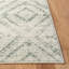 Tapis ivoire / vert à motif géométrique Almus-898396253