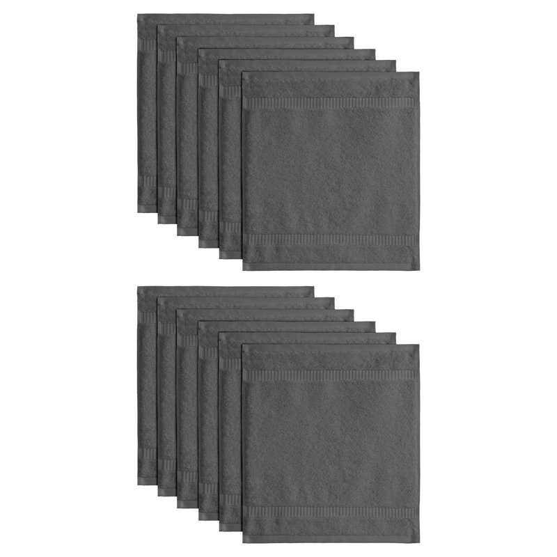 Hamptons Luxury Turkish Washcloth Set, 100% Turkish Cotton, Quick Drying, High Absorbent, Ultra Soft Towels For Home and Spa