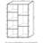 Gonzales 19.5" W Standard Bookcase-1740485518-1611250691