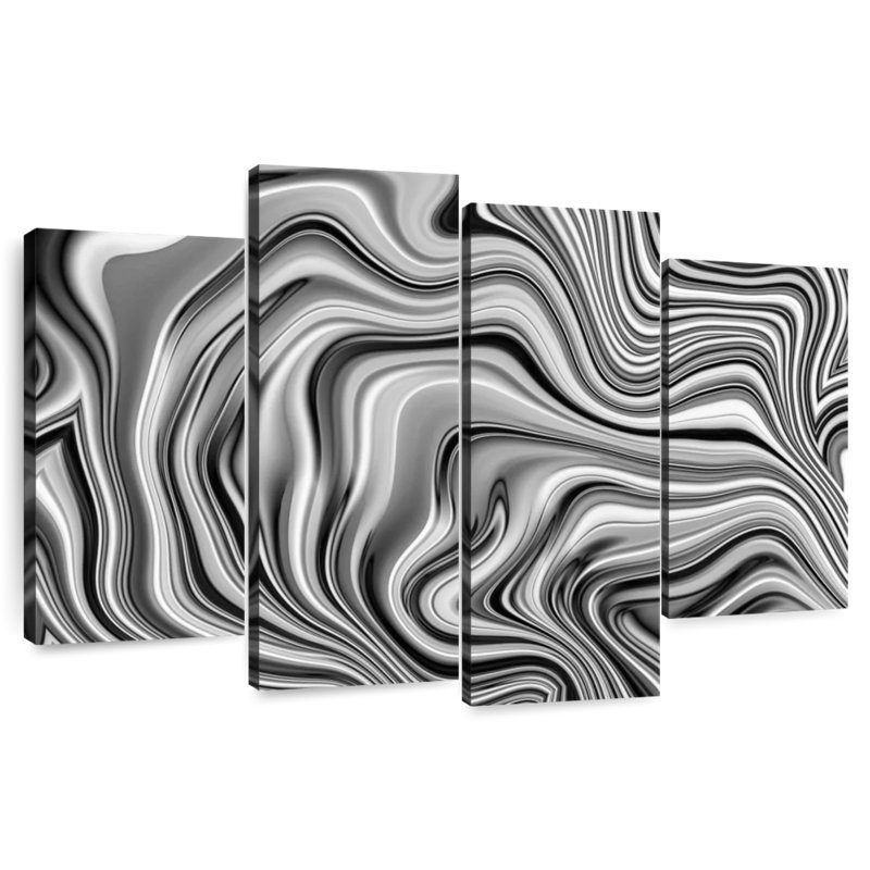 Avery Large Grey Abstract