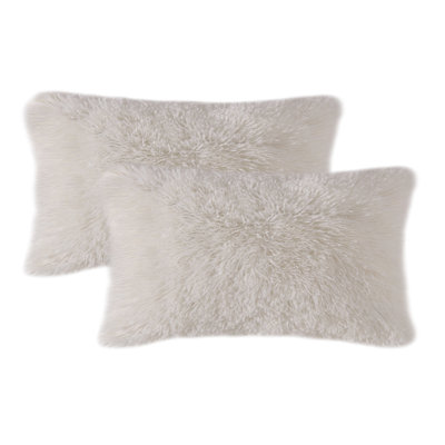 Faux Fur Throw Pillow