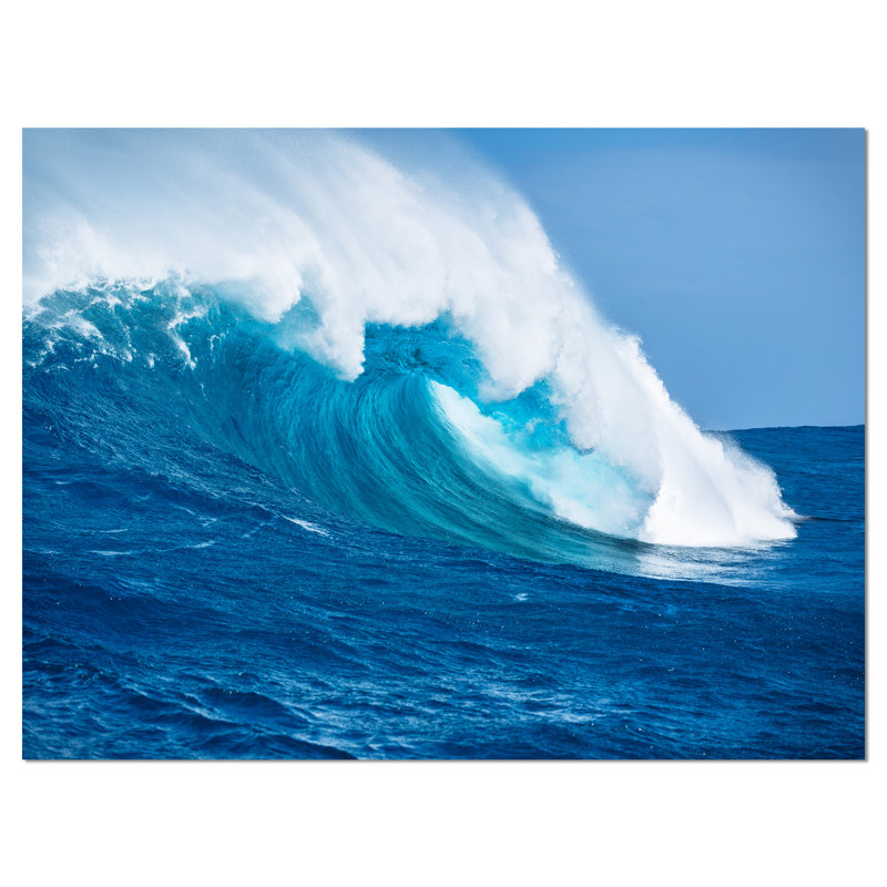 Sea retournées seascape, reproduction de photo sur toile tendue, H 12 po x l 20 po