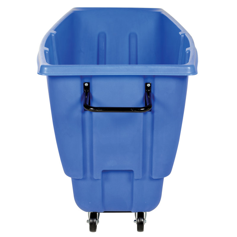 Plastic Open Outdoor Trash & Recycling Bin
