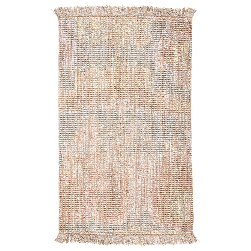Simra Natural Fiber Hand Woven Jute Rug, Rectangle 2'3" x 4'