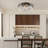 24 Inch French Retro 6-light Crystal Ceiling Lamp