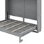 Queen Size Murphy Bed With Top Shelves & USB-972517231