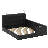 Upholstered Platform Bed With Reading Lights-1116596381
