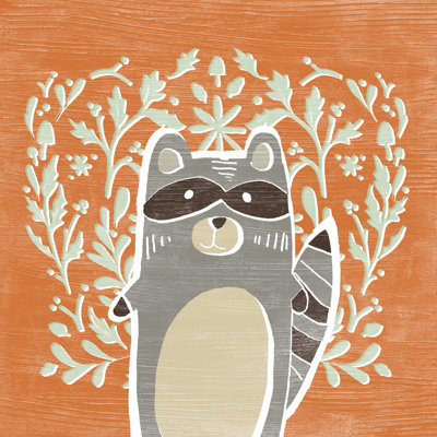 " Woodland Cutie II " Mixed Media Print