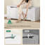 Coffre de rangement 47,2 po, très grand coffre de rangement avec 2 charnières, coffre en bois, organisateur de coffre à plateau relevable, banc à chaussures pour entrée, chambre à coucher, salon, blanc-1507742917-1507742543