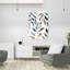 Aquarelle, feuilles, art mural abstrait contemporain-383014767