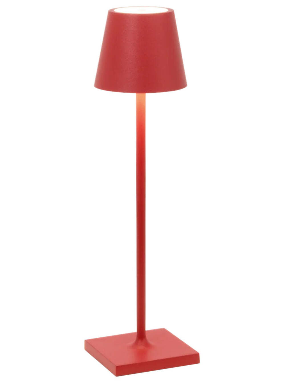 Zafferano America Poldina Bedside Lamp, Red