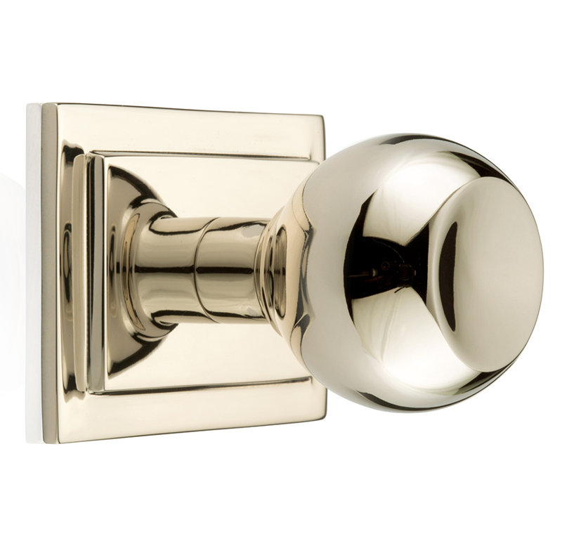 Balley 1.26" Diameter Round Knob, Polished Nickel