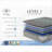 Mattresses | Restonic Comfort Care 14'' Euro Top Hybrid Mattress, Twin Plush | Foam | Grey+Blue-914628891-914628889