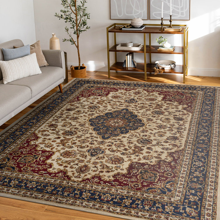 Clarence Oriental Beige Area Rug