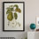 Vintage Pears IV - reproduction de cadre photo sur toile