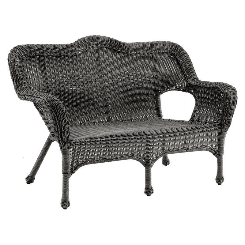 Arved 4 - Person Patio Conversation Set, Antique Black