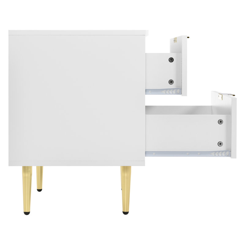 Aisleen 50cm W Bedside Table