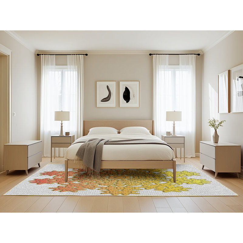 Tapis jaune, Rectangle 5 pi x 8 pi