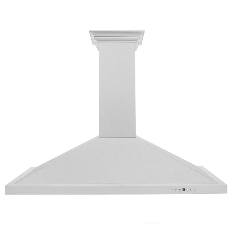 48" 400 CFM Convertible Wall Mount Range Hood, Satin Stainless Steel