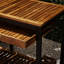 Panier en bois Vivlio + métal (tabouret non inclus)