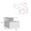 Table de chevet de style contemporain-1742246678