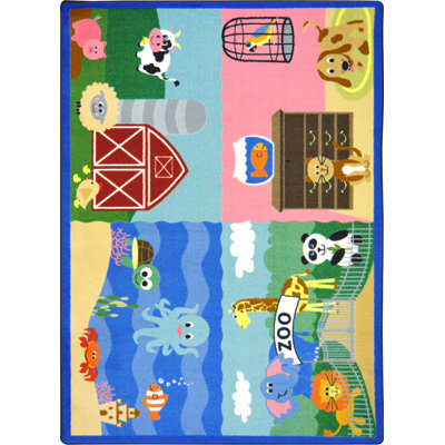 Tapis animaux tout autour