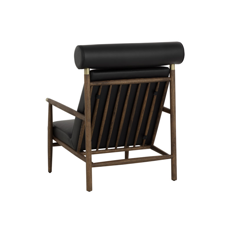 Vineeth Leather Lounge Chair