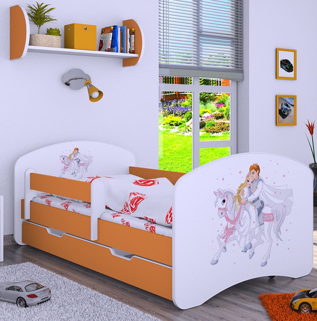 Kinderbett Auburndale mit Schublade, 80 x 160 cm