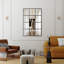 Rectangle Metal Frame Wall Mirror 80x120CM