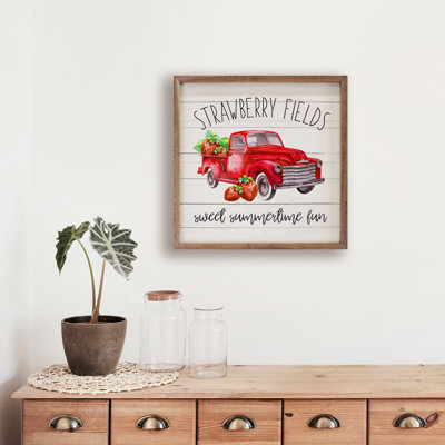 Strawberry Fields Truck Whitewash