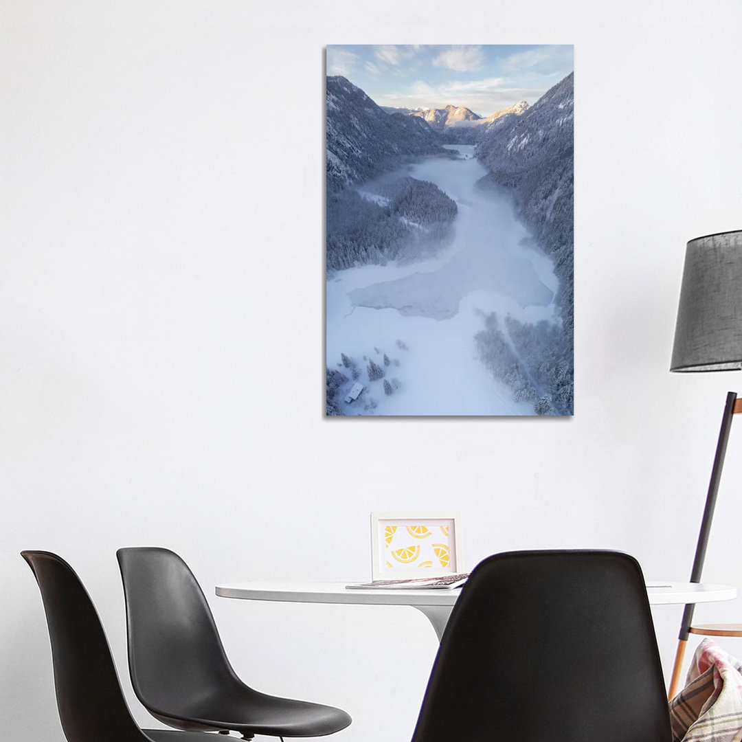 Winter Wonderland From Above von Daniel Gastager - No Frame Gallery-Wrapped Canvas Giclée on Canvas