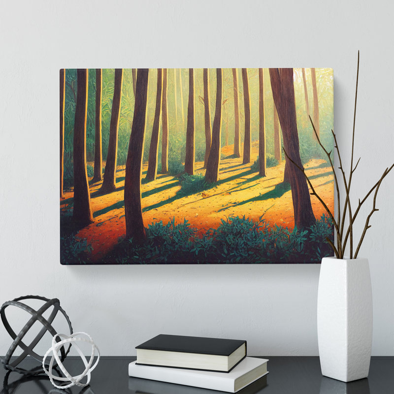 Incredible Summer Forest - Wrapped Canvas, 50cm H x 76cm W x 3cm D