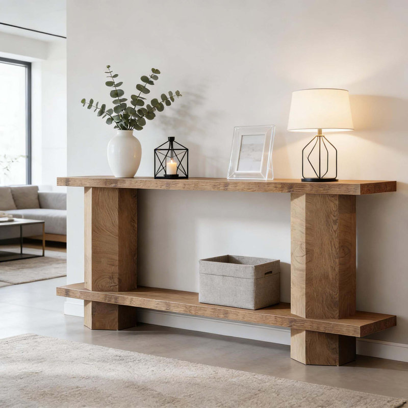 2-Tier Bedend Table,Sofa Table,Console Table,Hallway Table