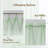 Crinkle Rod Pocket Sheer Curtain Pair-110479044-110479045