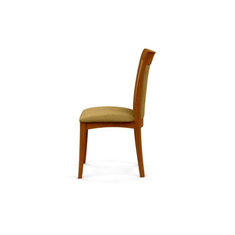 Morgan Leather Dining Chair, Autumn Cherry, Ebony