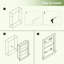 Cabinet de niche encastré en bois 17,5 po x P 4 po x H 20,3 po-2013908985