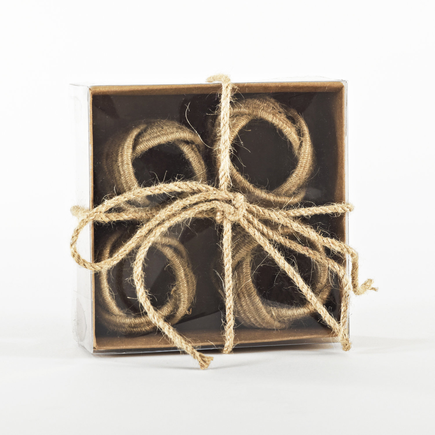 Harrietta Jute Napkin Ring, Natural