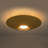 Lievens 18-in Gold Dimmable LED Semi-Flush Mount-113016296-113016303