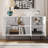 Modern Freestanding Storage Accent Cabinet with 2-Doors  Sideboard Buffet for Living Room, Dining Room, Bedroom and Entryway-1928500861