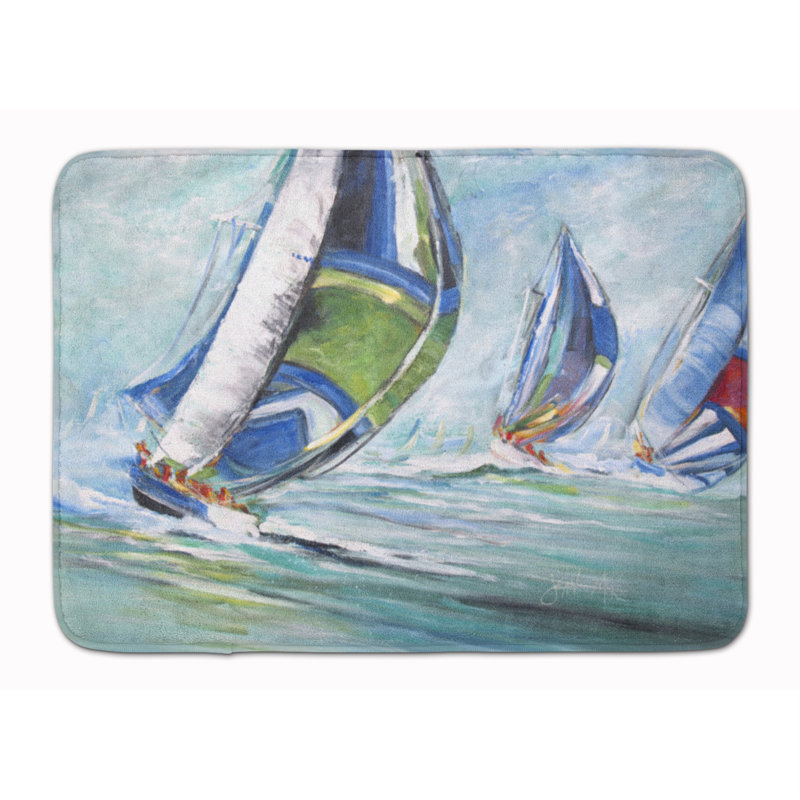Burnham Memory Foam Non-Slip Bath Rug