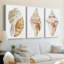 Seashell I  -Custom Wrapped Gallery Canvas - 3 Pieces-1541830554