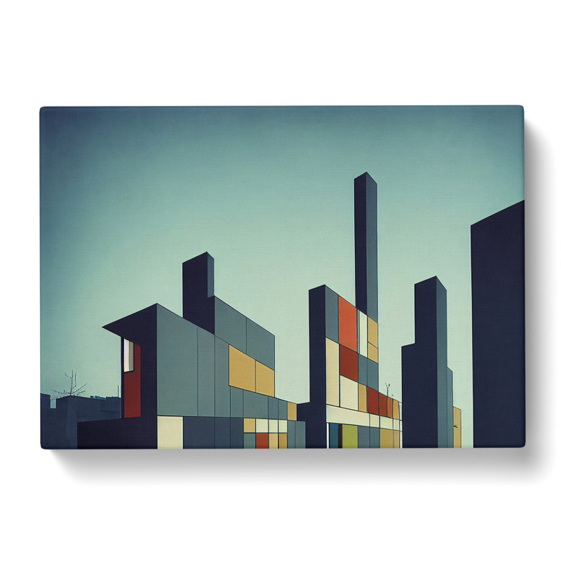 Futuristic Buildings Architecture Vol.1 - Wrapped Canvas Print, 35cm H x 50cm W x 3cm D