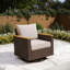 Chaise de patio pivotante en rotin avec coussins Argyri-415028465